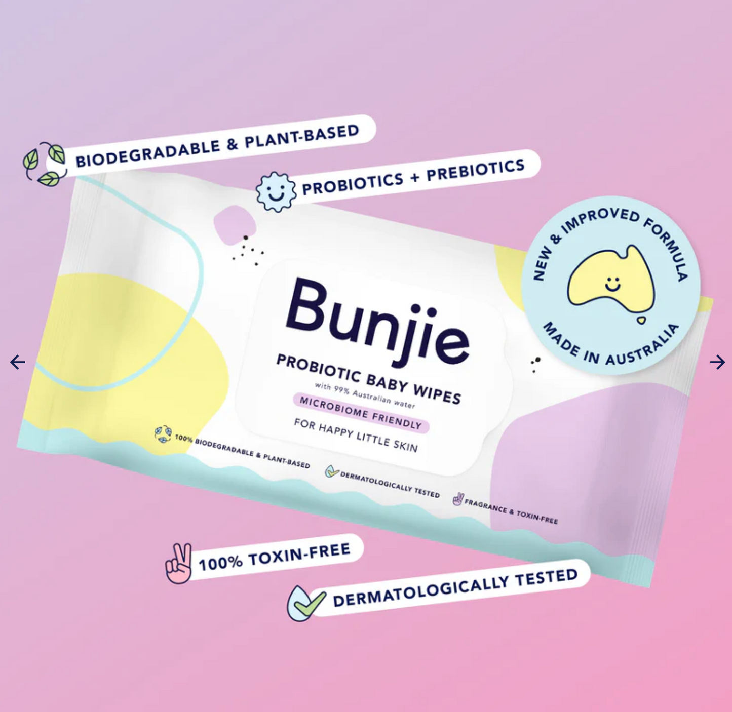 BUNJIE - PROBIOTIC BABY WIPES