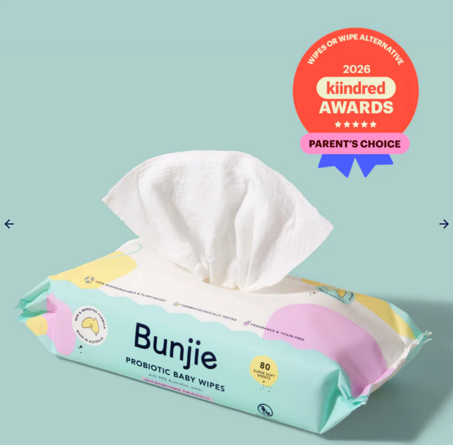 BUNJIE - PROBIOTIC BABY WIPES