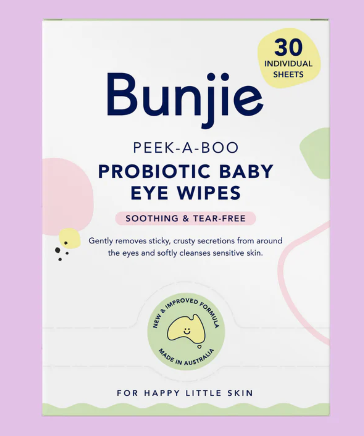 BUNJIE - PROBIOTIC BABY EYE WIPES