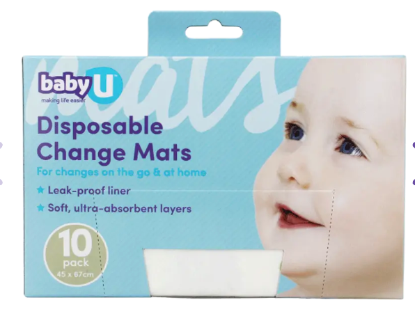BABYU DISPOSABLE CHANGE MATS
