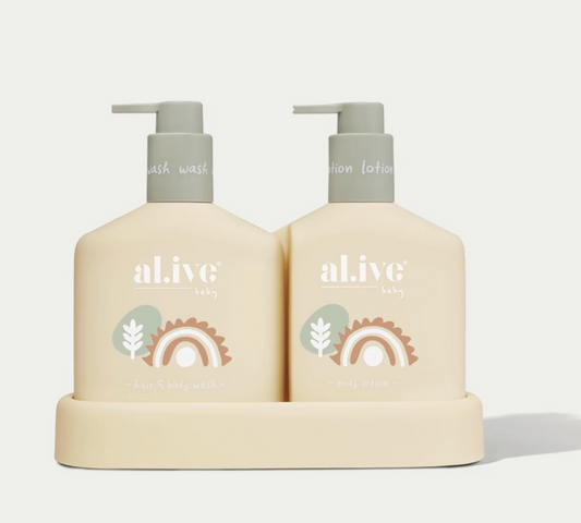 AL.IVE | BABY DUO GENTLE PEAR | BABY HAIR, BODY WASH AND LOTION