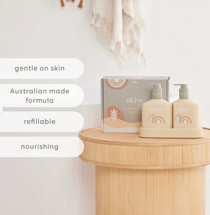 AL.IVE | BABY DUO GENTLE PEAR | BABY HAIR, BODY WASH AND LOTION