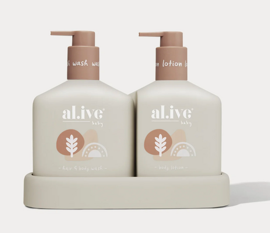 AL.IVE | BABY DUO OATMEAL | BABY HAIR & BODY WASH & LOTION