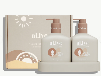 AL.IVE | BABY DUO OATMEAL | BABY HAIR & BODY WASH & LOTION