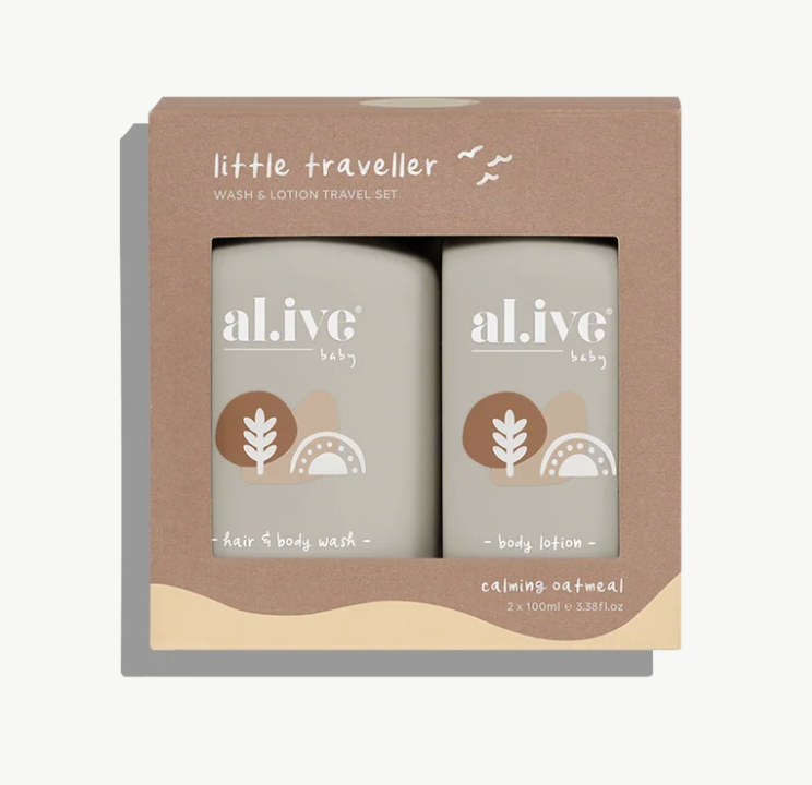 AL.IVE | LITTLE TRAVELER | BABY WASH & LOTION SET
