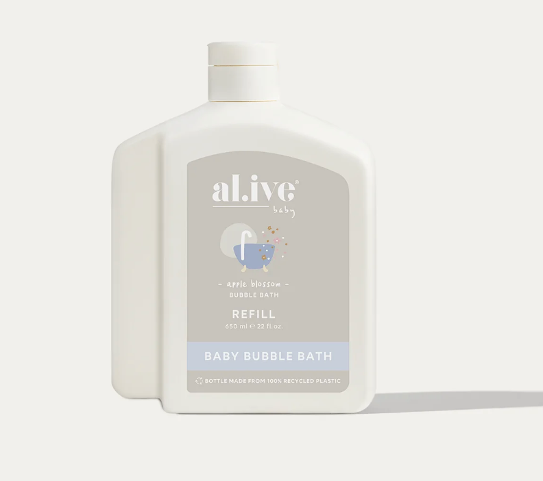 AL.IVE | BABY BUBBLE BATH REFILL | APPLE BLOSSOM 650ML