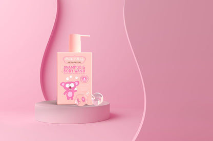 JACK 'N' JILL - SHAMPOO & BODY WASH - NATURAL 300ML