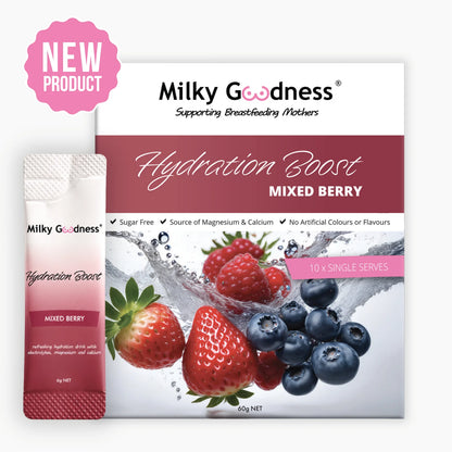 Milky Goodness Mixed Berry Hydration Boost | 10 Single Serves