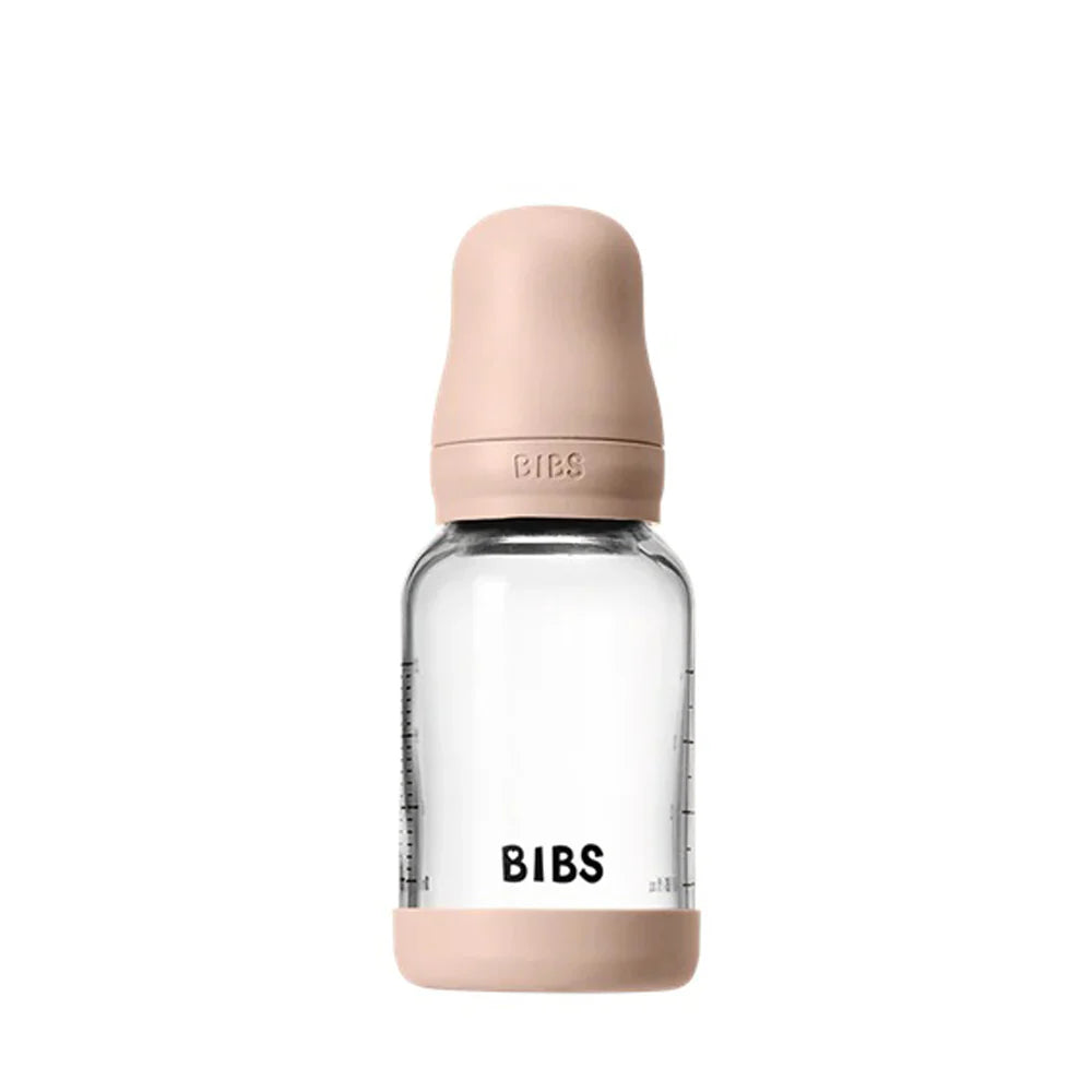 BIBS BOTTLE GLASS - 120ml BLUSH