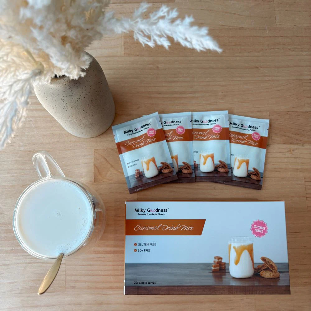 Lactation Caramel Drink – Single Serve 20 Pack