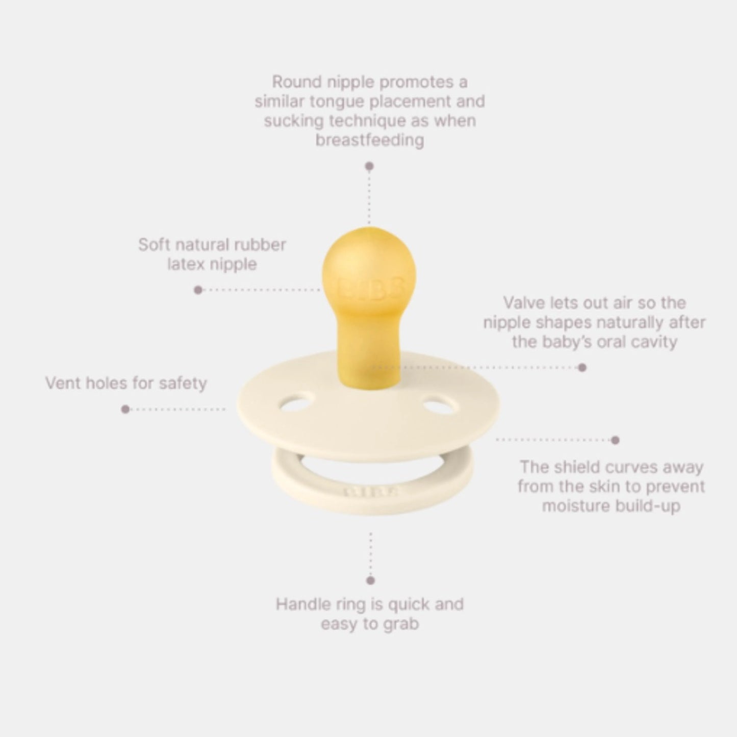 BIBS DUMMIES - SIZE 2