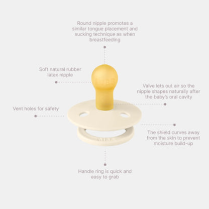 BIBS DUMMIES - SIZE 2