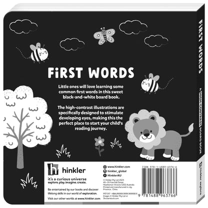 First Words a High-Contrast Board Book