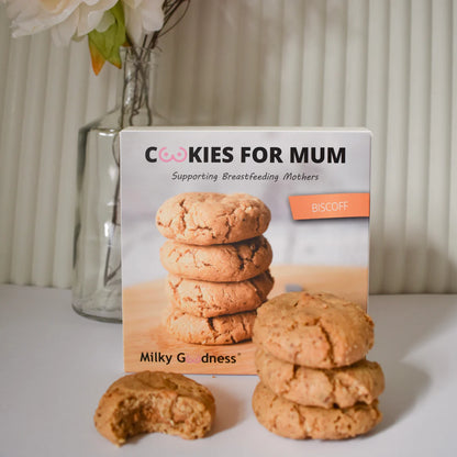 MILKY GOODNESS BISCOFF LACTATION COOKIES (DAIRY FREE)