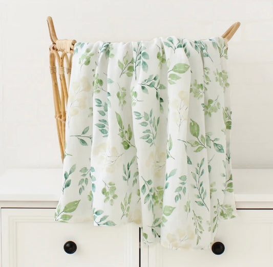 SWADDLE WRAP - LEAFY DREAMS