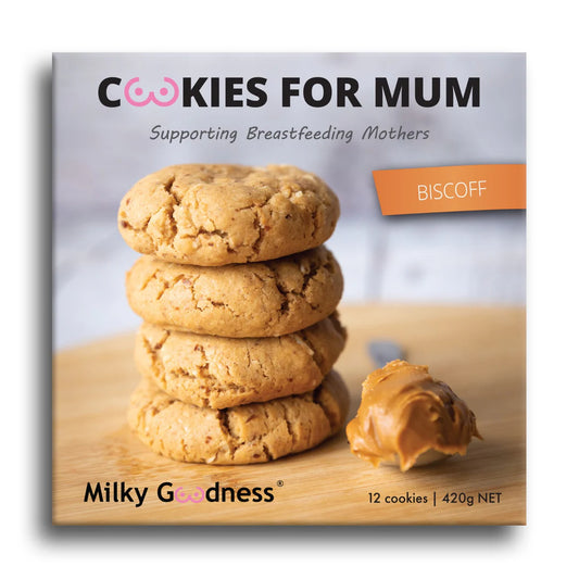 MILKY GOODNESS BISCOFF LACTATION COOKIES (DAIRY FREE)