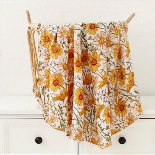 SWADDLE WRAP - SUNFLOWERS