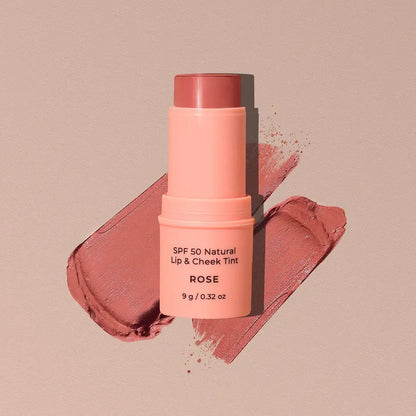 AVOCADO ZINC- SPF NATURAL LIP & CHEEK TINT (ROSE)