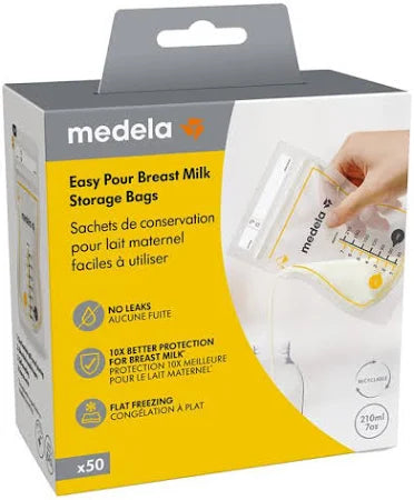 MEDELA EASY POUR BREAST MILK STORAGE BAGS X50