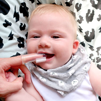 JACK 'N' JILL STAGE 1 SILICONE FINGER BRUSH 2 PCK