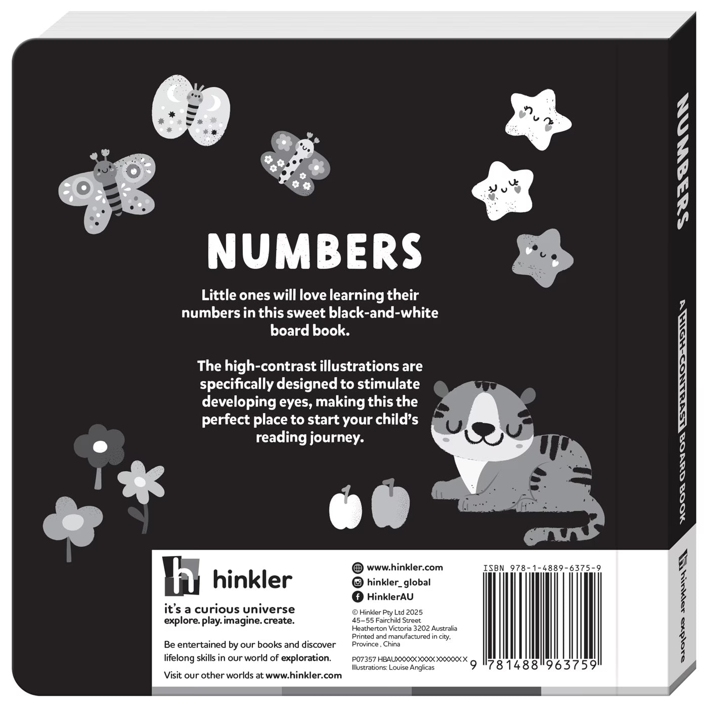 Numbers a High-Contrast Board Book