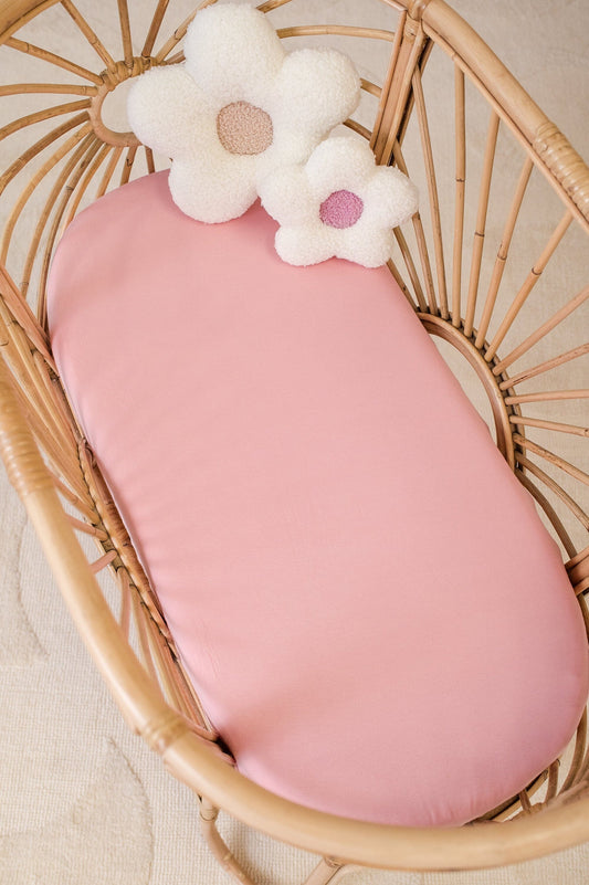 Kiin - Organic Change Pad/Bassinet Sheet - Peony