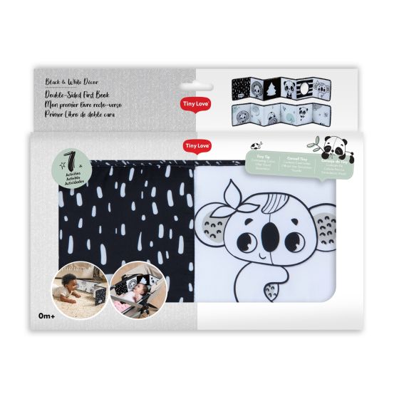 Tiny Love Black & White Decor Double Sided Book